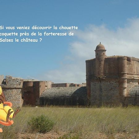 Villa Chouette Coquette Salses-le-Château Exterior foto