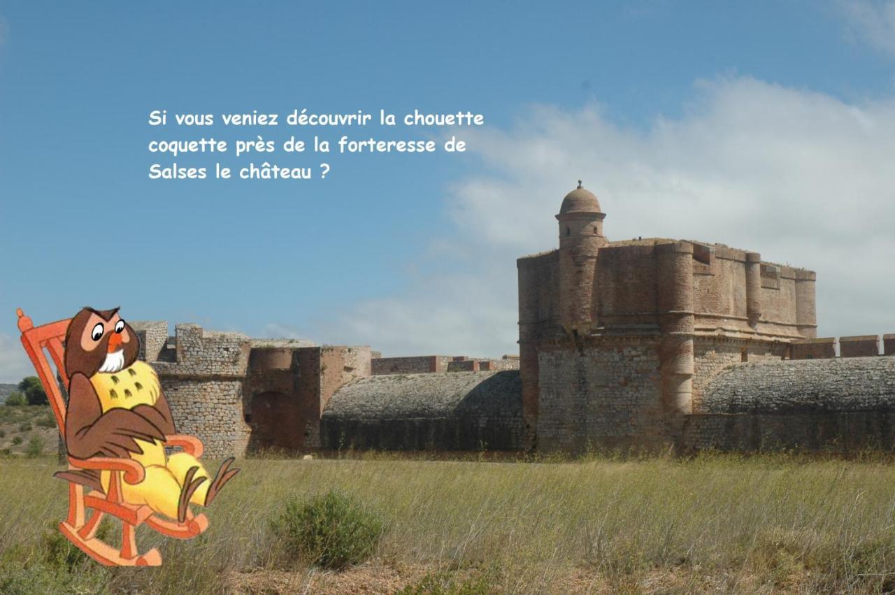 Villa Chouette Coquette Salses-le-Château Exterior foto
